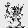 Hudspath family crest, coat of arms