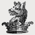 Erdeswike family crest, coat of arms