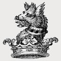 Broughton family crest, coat of arms