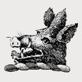 Oglander family crest, coat of arms
