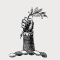 Hazel family crest, coat of arms