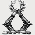 Morewood family crest, coat of arms