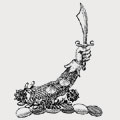 Aubrey family crest, coat of arms