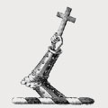De St. Croix family crest, coat of arms