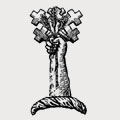 Denny family crest, coat of arms