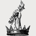 Ochterlony family crest, coat of arms