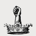 Lovelass family crest, coat of arms