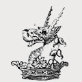 Fryer family crest, coat of arms