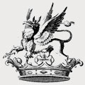 Bladen family crest, coat of arms