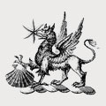Parnell family crest, coat of arms