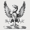 Cussans family crest, coat of arms