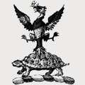 Hayne family crest, coat of arms