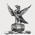 Grattan family crest, coat of arms