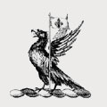 Hewsham family crest, coat of arms