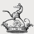 Hall family crest, coat of arms