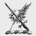 Gandy family crest, coat of arms