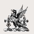 Burrows family crest, coat of arms