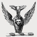 Beale-Browne family crest, coat of arms