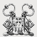 Gatehouse family crest, coat of arms