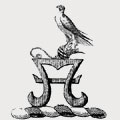 Sacheverell family crest, coat of arms