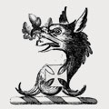 Ogden family crest, coat of arms