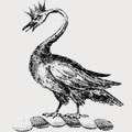 Gutteridge family crest, coat of arms