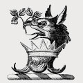 Waldo family crest, coat of arms