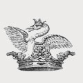 Alcock family crest, coat of arms