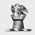 Cooke-Hurle family crest, coat of arms