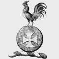 Alcock family crest, coat of arms