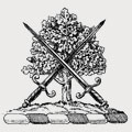 Bally family crest, coat of arms