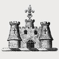 Pearce family crest, coat of arms