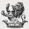 Walsh family crest, coat of arms