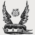 Goston family crest, coat of arms