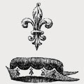 Edmond family crest, coat of arms