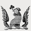 Moreton family crest, coat of arms