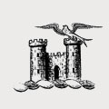 Brewdnell family crest, coat of arms
