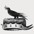 Larcom family crest, coat of arms