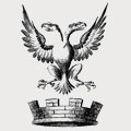 Hackett family crest, coat of arms