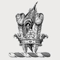 Warden family crest, coat of arms