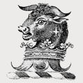 Donington family crest, coat of arms