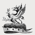 Fitz-Hugh family crest, coat of arms