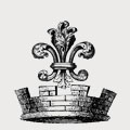 Bisdée family crest, coat of arms