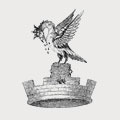 Lidgbird family crest, coat of arms