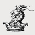 Traherne family crest, coat of arms