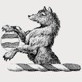 Melchett family crest, coat of arms