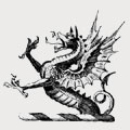 Egginton family crest, coat of arms