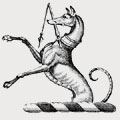 Unton family crest, coat of arms