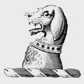 Kiddell family crest, coat of arms