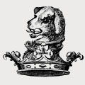 Shaxton family crest, coat of arms